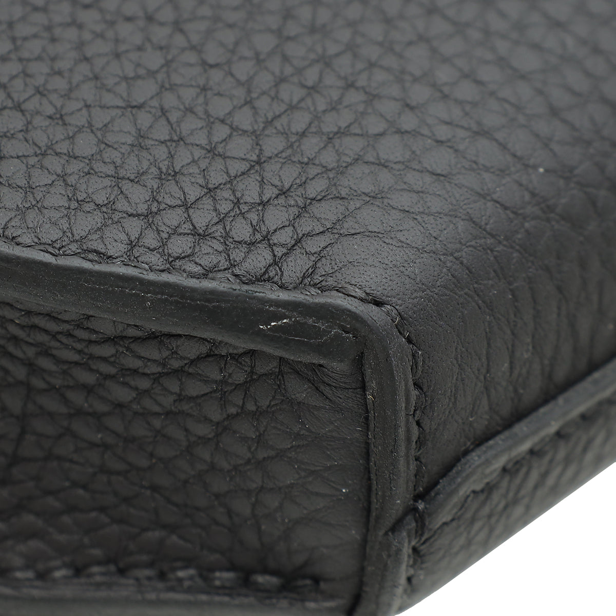 Hermes Noir Kelly Depeches 25 Pouch