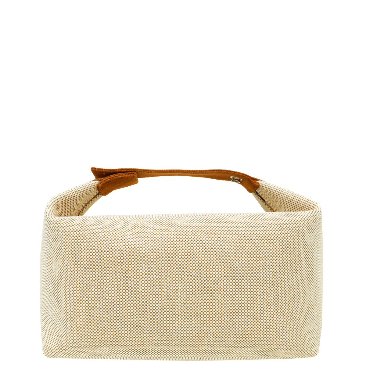 Hermes Biscuit Bride-a-Brac Cabriole Herringbone Large Case Pouch-Hermes-THE CLOSET