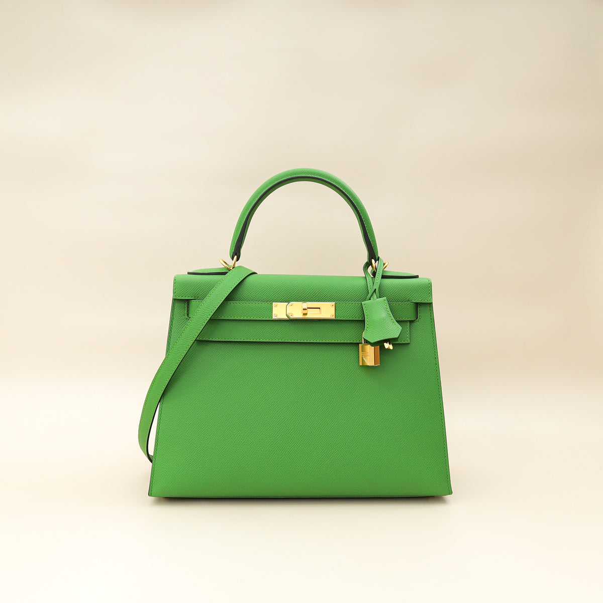 Hermes Vert Yucca Kelly 28 Sellier Bag-Hermes-THE CLOSET