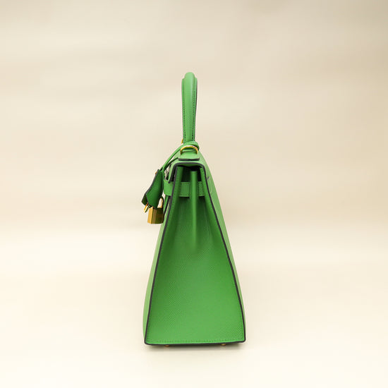 Hermes Vert Yucca Kelly 28 Sellier Bag-Hermes-THE CLOSET