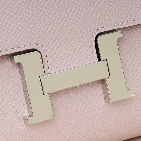 تحميل الصورة في عارضة الصور، Hermes Mauve Pale Constance To Go Wallet
