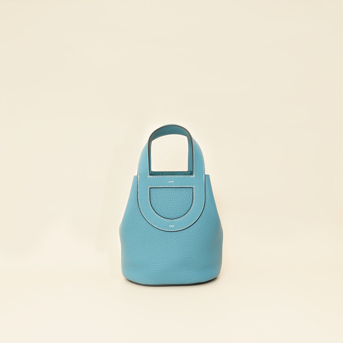 Hermes Blue Jean Stitch In-The-Loop 18 Bag