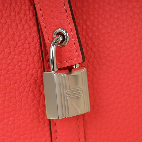 Hermes Rose Texas Picotin Lock 18 Bag-Hermes-THE CLOSET