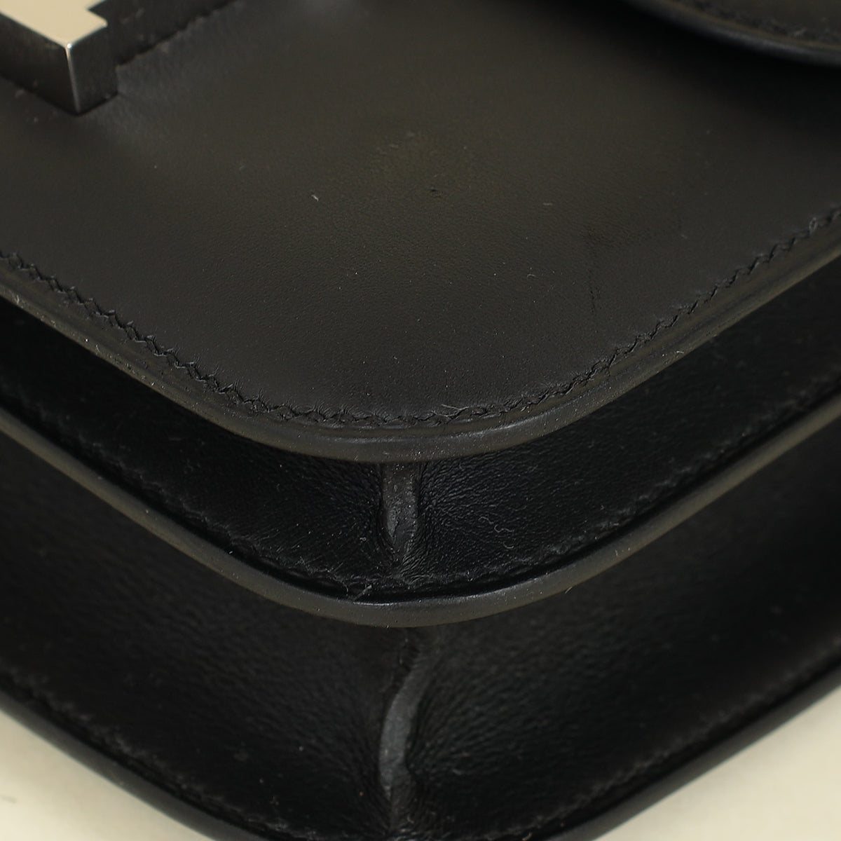 Hermes Noir Constance III Mini Limited Edition "Dancing Flowers" Embroidered Bag