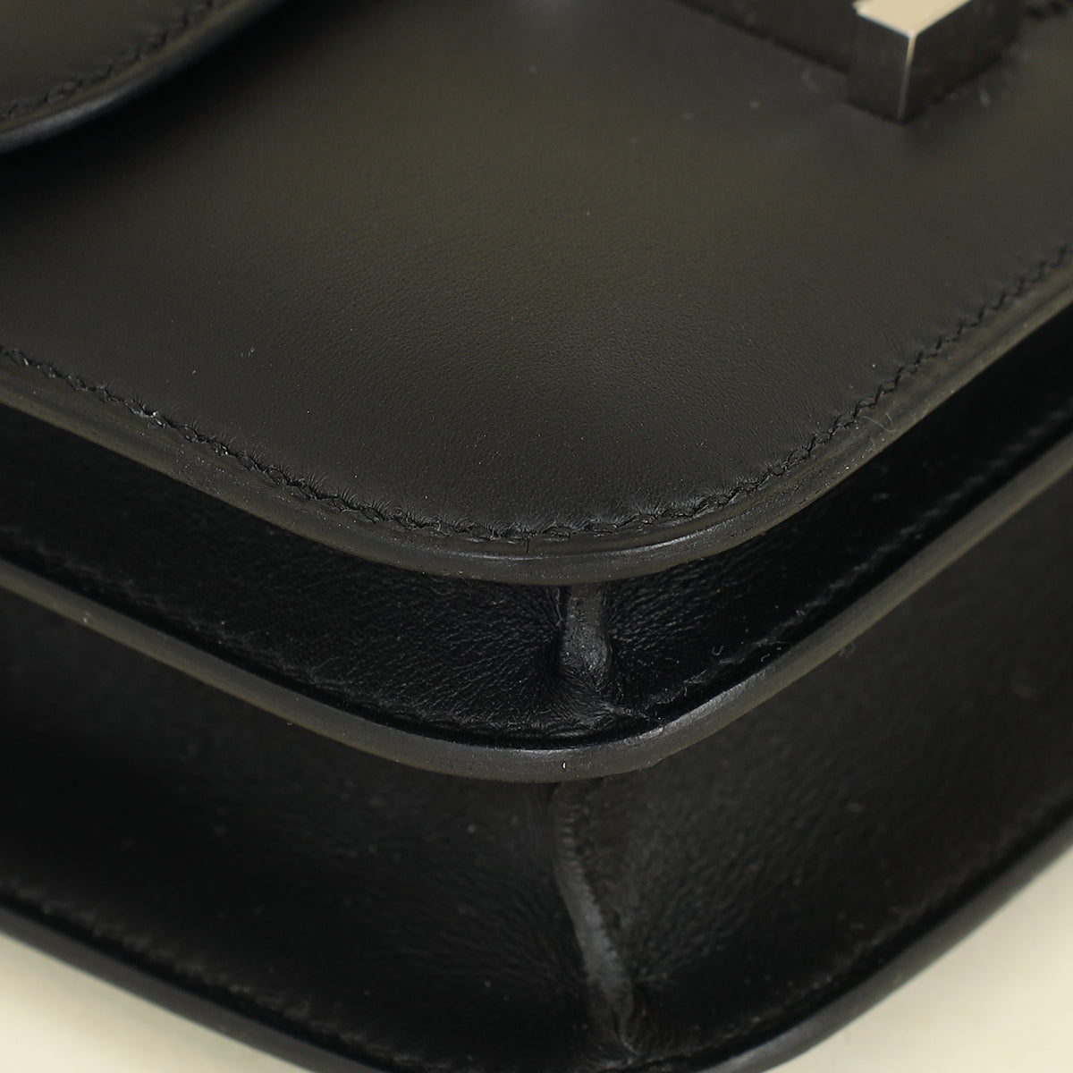 Hermes Noir Constance III Mini Limited Edition "Dancing Flowers" Embroidered Bag