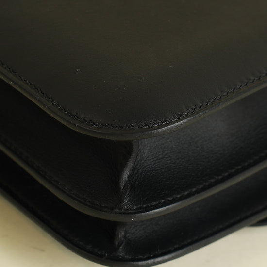 Hermes Noir Constance III Mini Limited Edition "Dancing Flowers" Embroidered Bag