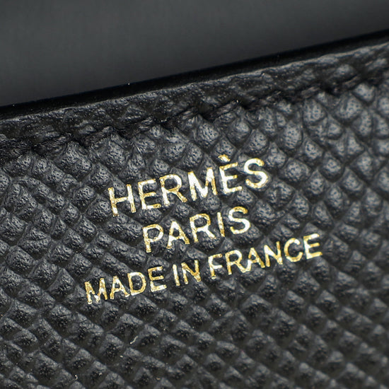 Hermes Noir Constance Elan Bag