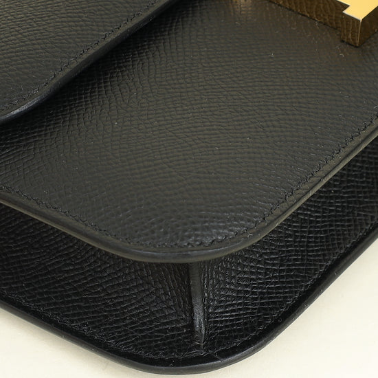 Hermes Noir Constance Elan Bag