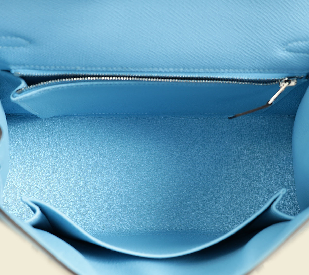 Hermes Bleu Celeste Kelly 25 Sellier Bag