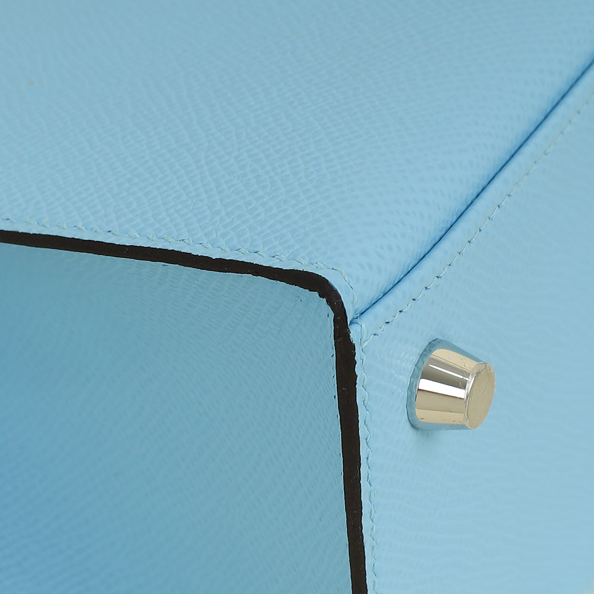 Hermes Bleu Celeste Kelly 25 Sellier Bag