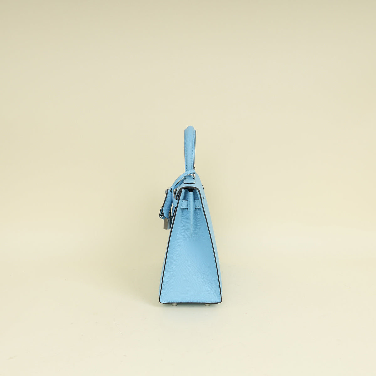 Hermes Bleu Celeste Kelly 25 Sellier Bag