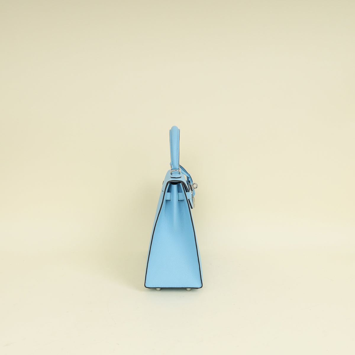 Hermes Bleu Celeste Kelly 25 Sellier Bag