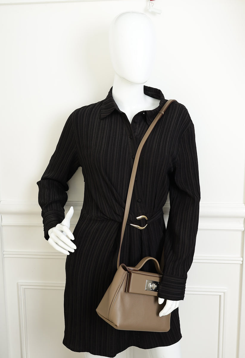 Hermes Etoupe 24/24 21 Swift Bag