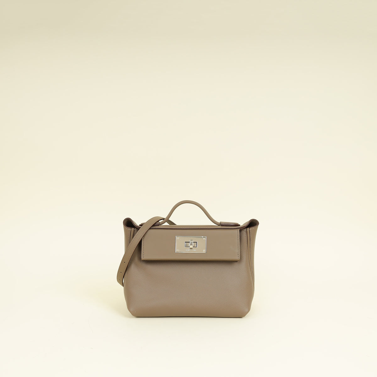 Hermes Etoupe 24/24 21 Swift Bag