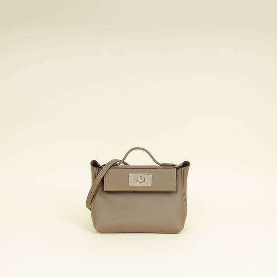 Hermes Etoupe 24/24 21 Swift Bag