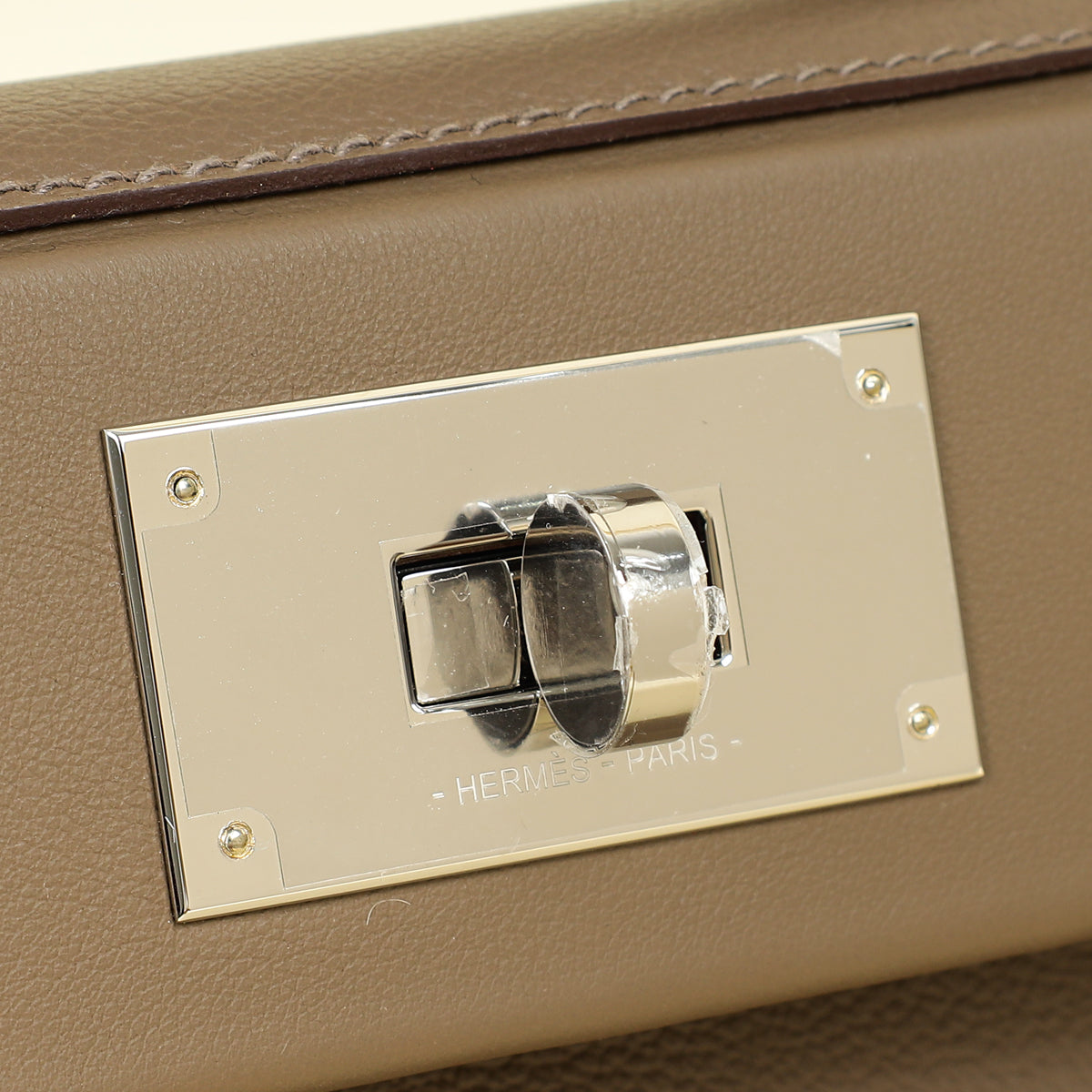 Hermes Etoupe 24/24 21 Swift Bag