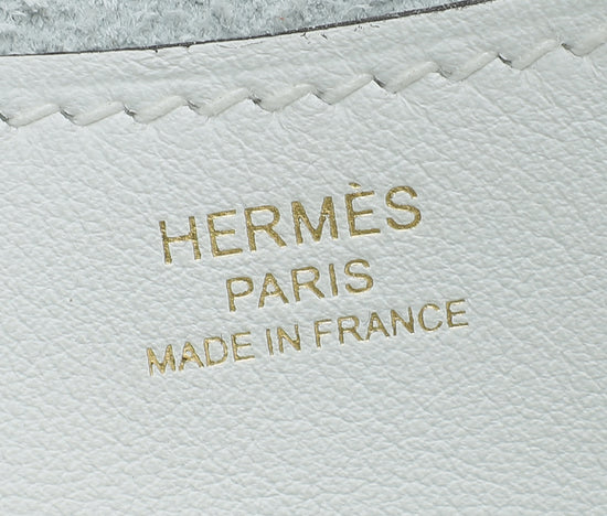 Hermes Blanc In-The-Loop 18 Bag