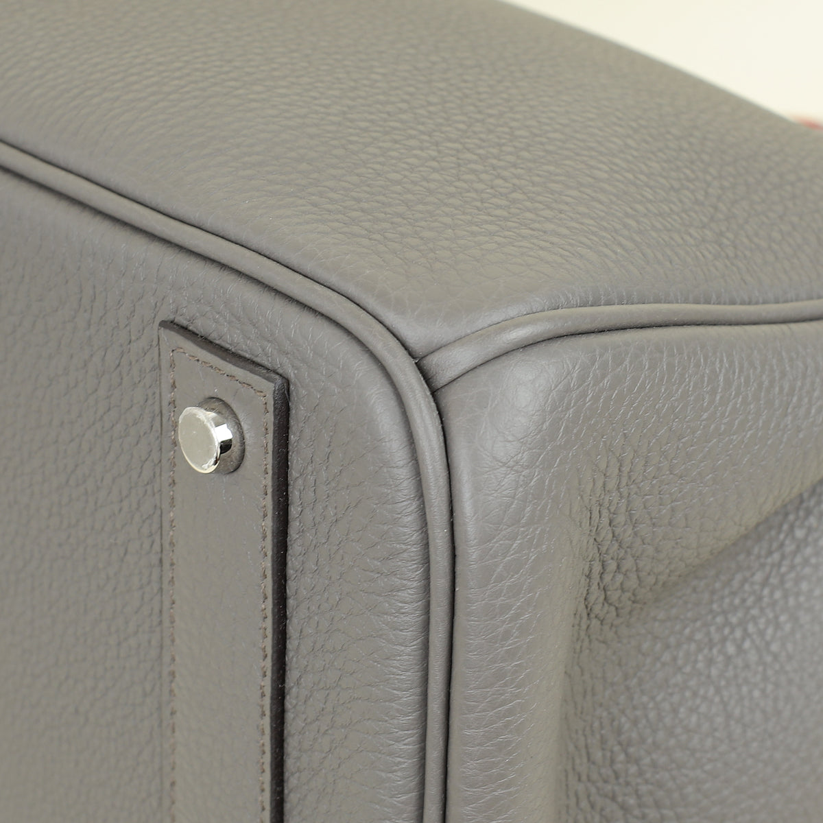 Hermes Gris Etain Haut à Courroies HAC Birkin 40 Bag — image 7 of 14