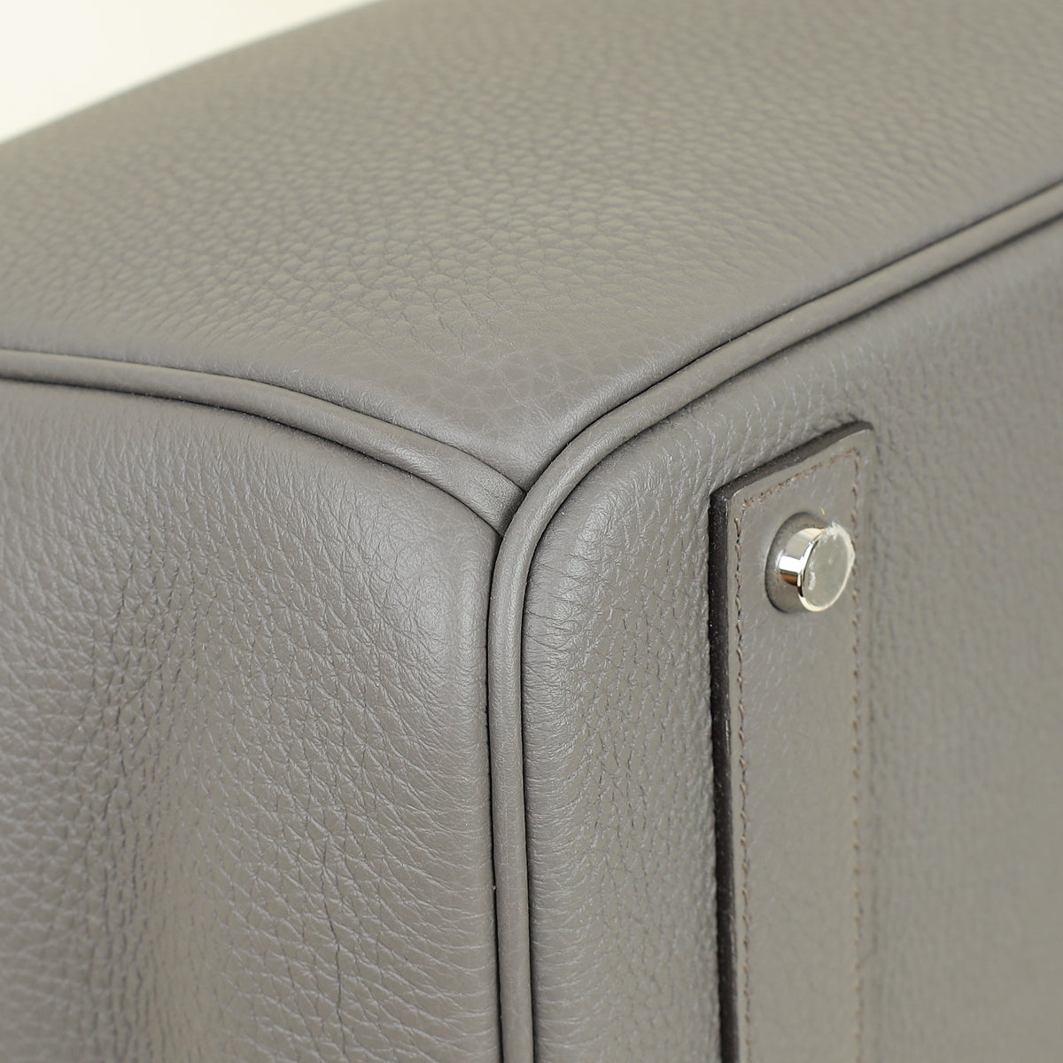 Hermes Gris Etain Haut à Courroies HAC Birkin 40 Bag — image 8 of 14