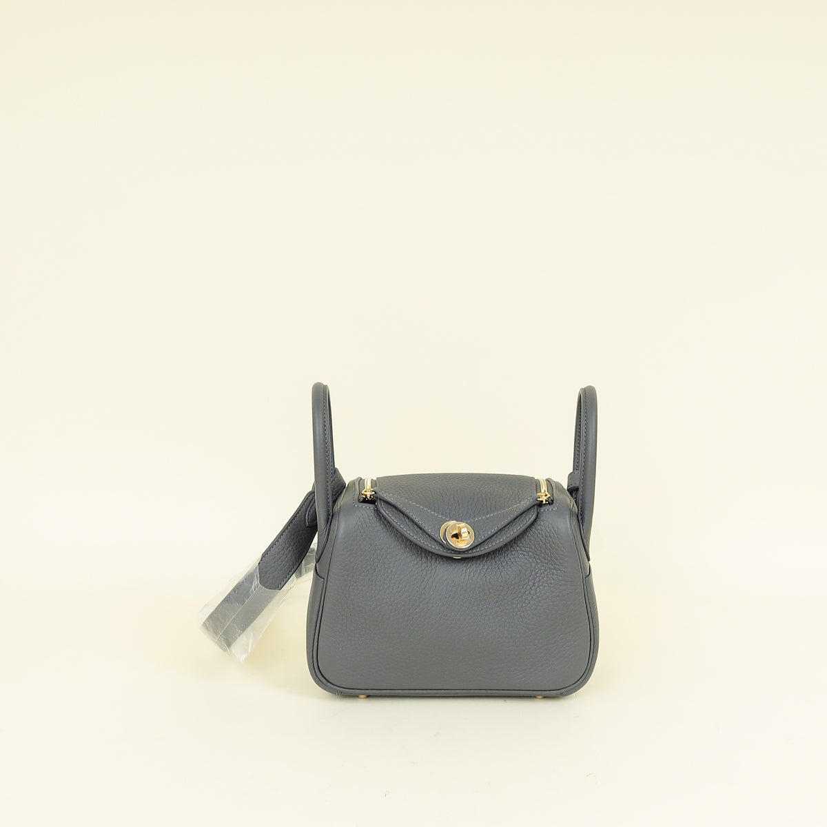 Hermes Gris Misty Mini Lindy Bag — image 1 of 13