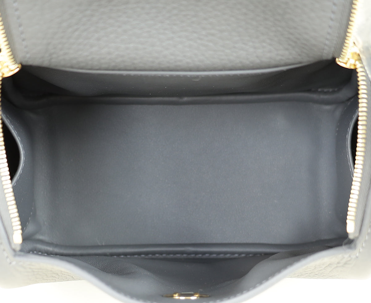 Hermes Gris Misty Mini Lindy Bag — image 10 of 13