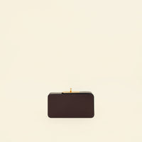Hermes Rouge Sellier Sanglons Clutch