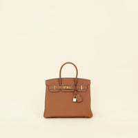 Hermes Gold Retourne Birkin 30 Bag