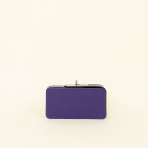 Hermes Purple Sanglons Clutch