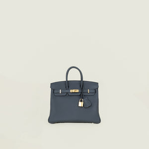 Hermes Gris Misty Birkin 25 Bag