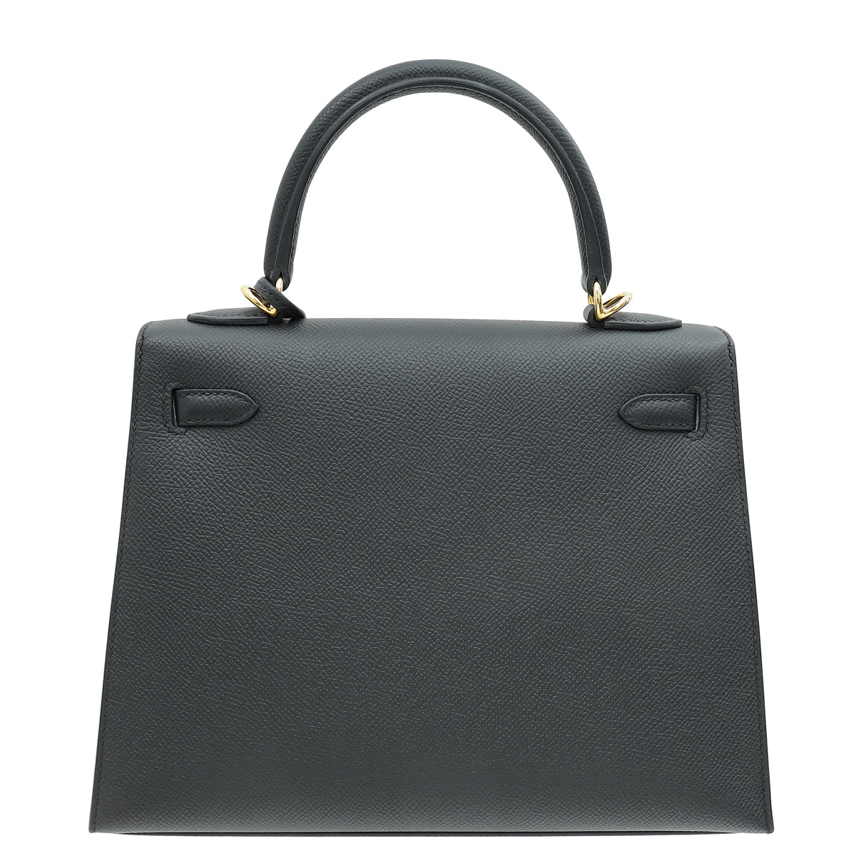 Hermes Noir Sellier Kelly 25 Bag-Hermes-THE CLOSET