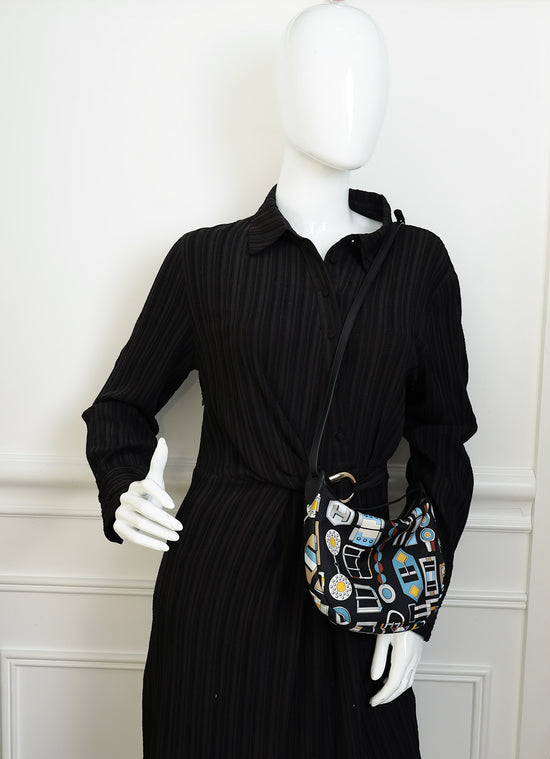 Hermes Tricolor Carre en Boucles Sursoie To Go Pouch