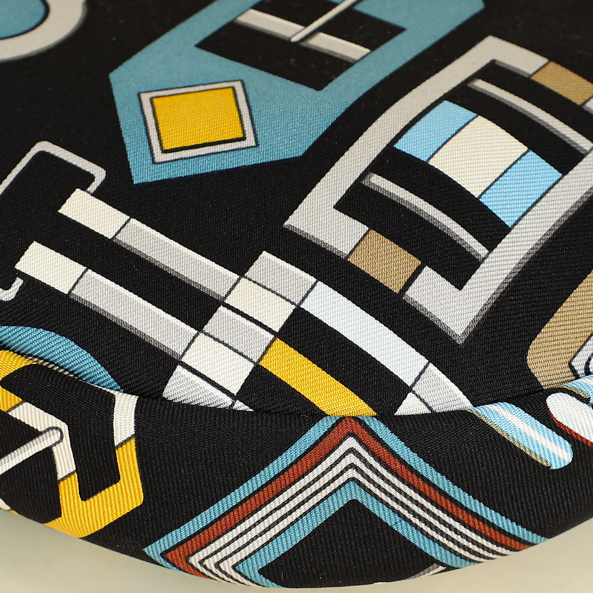 Hermes Tricolor Carre en Boucles Sursoie To Go Pouch