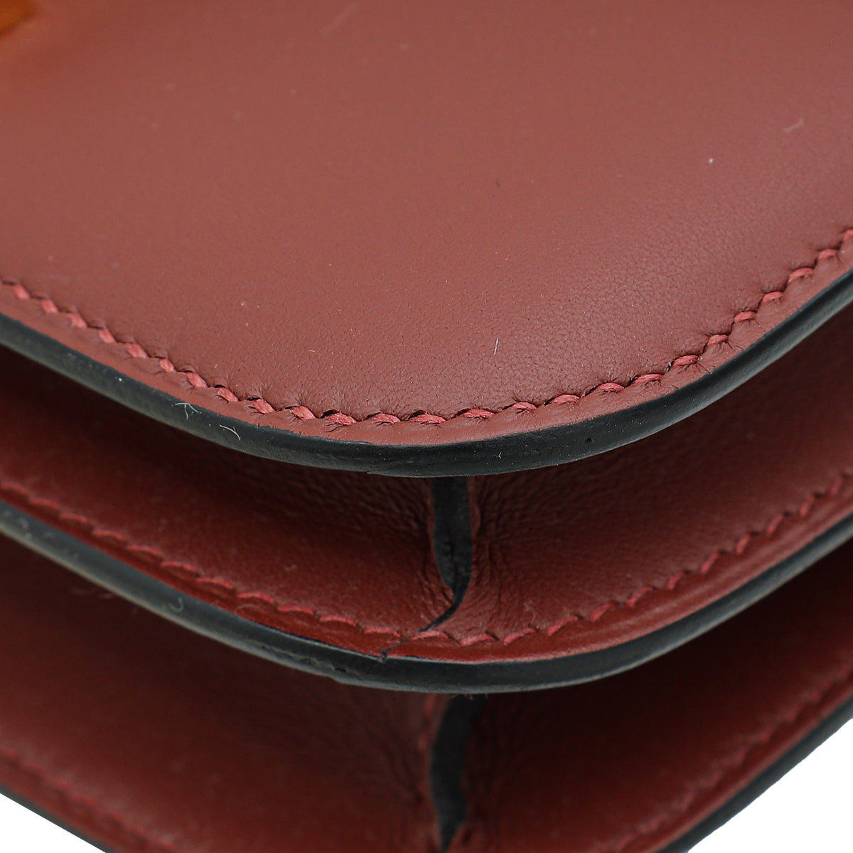 Hermes Rouge H Constance III Mini Bag