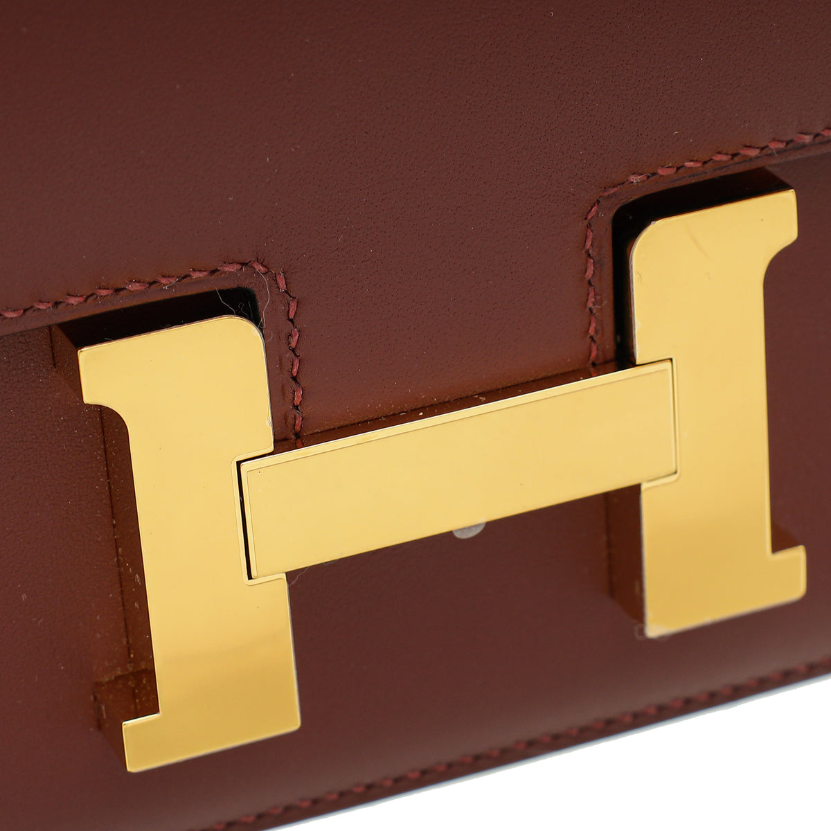 Hermes Rouge H Constance III Mini Bag