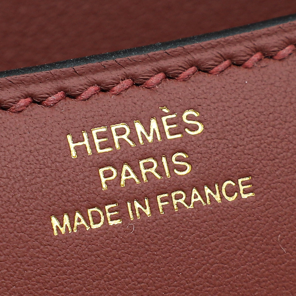 Hermes Rouge H Constance III Mini Bag