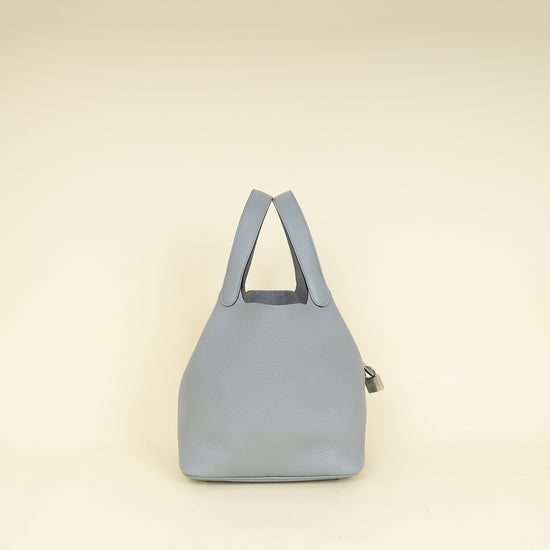 Hermes Gris Pantin Picotin Lock 22 Bag-Hermes-THE CLOSET