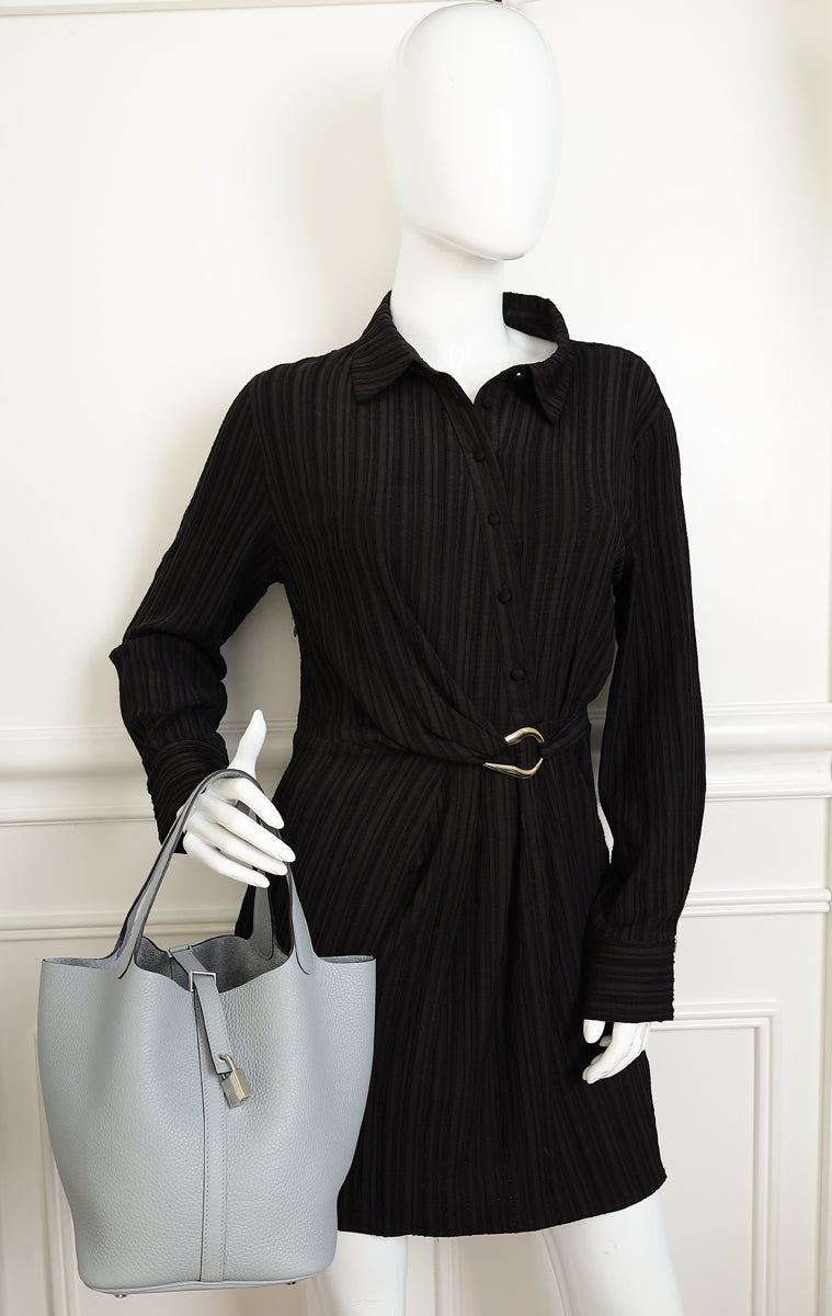 Hermes Gris Pantin Picotin Lock 22 Bag-Hermes-THE CLOSET