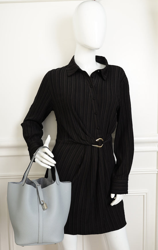 Hermes Gris Pantin Picotin Lock 22 Bag-Hermes-THE CLOSET