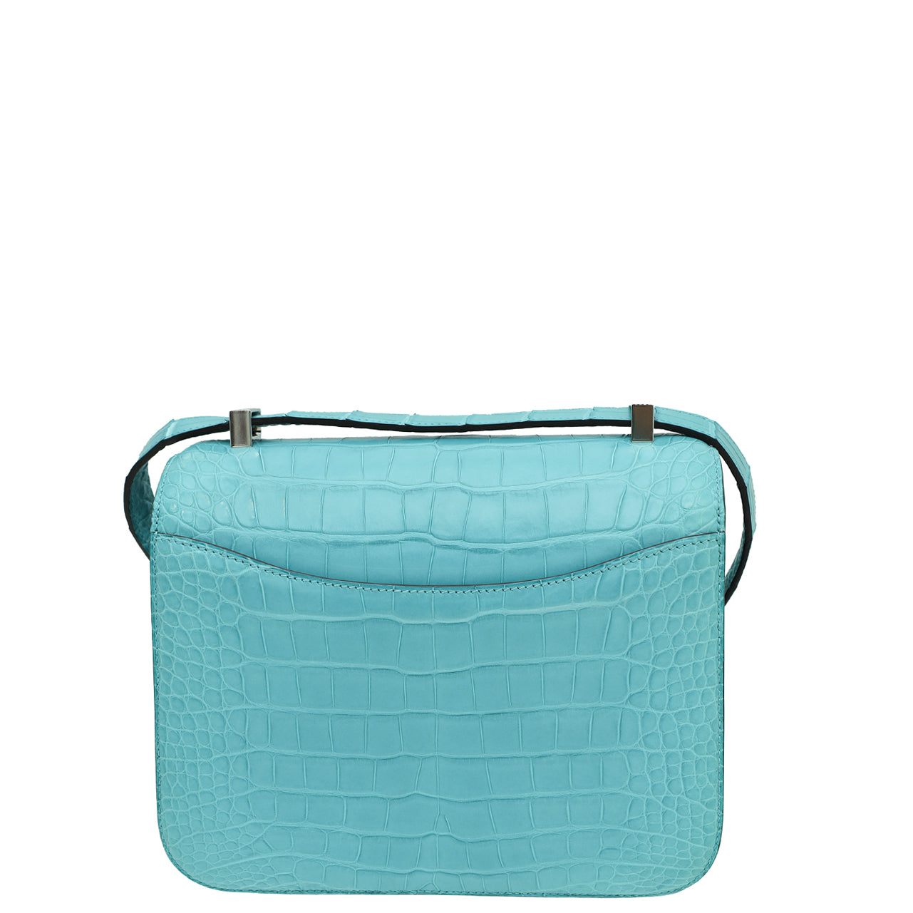 Hermes Bleu Saint Matte Alligator Constance 24 Bag-Hermes-THE CLOSET