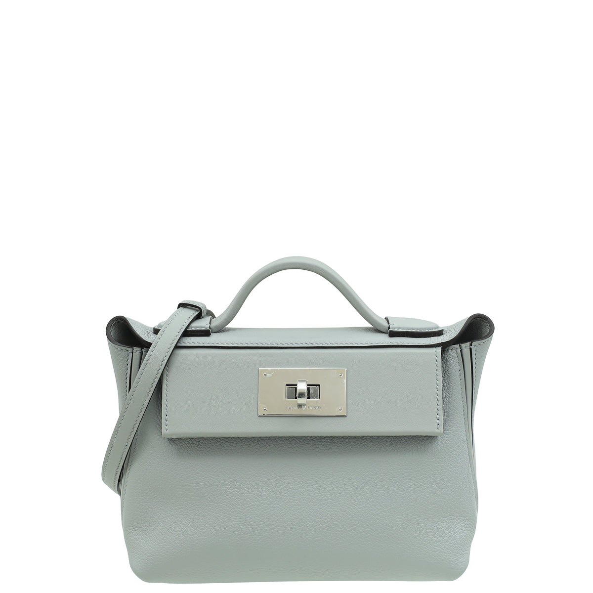 Hermes Bleu Glacier 24/24 21 Evercolor Swift Bag