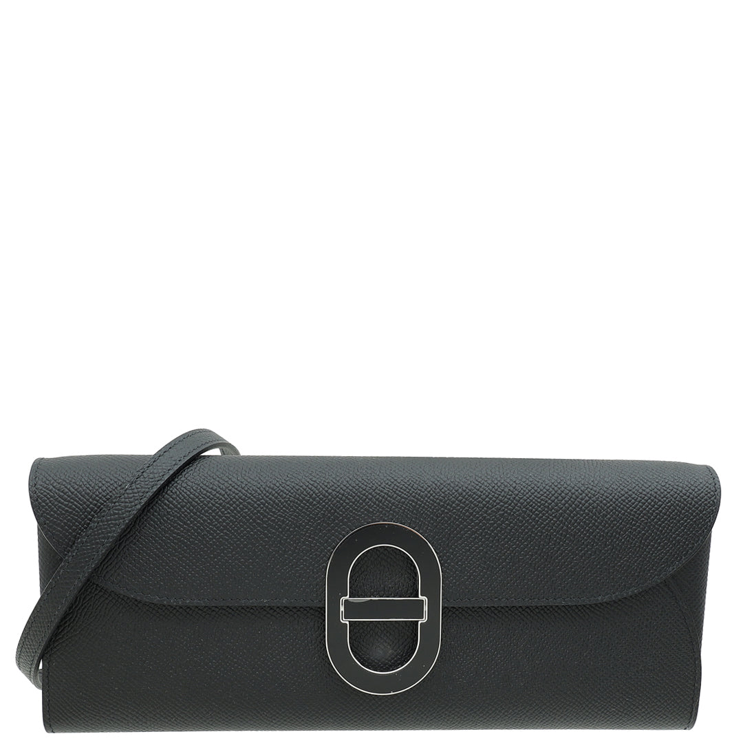 Hermes Noir Maillon To Go Wallet