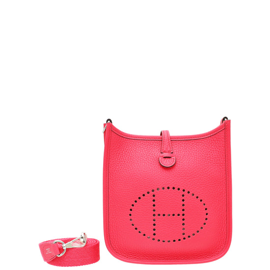 Hermes Rose Extreme Evelyne TPM Bag – THE CLOSET