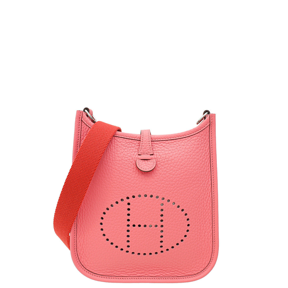 Hermes Rose Azalea Evelyne TPM Bag-Hermes-THE CLOSET