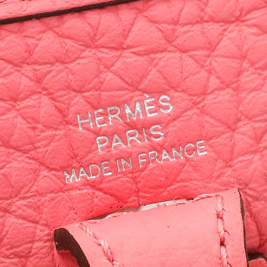 Hermes Rose Azalea Evelyne TPM Bag