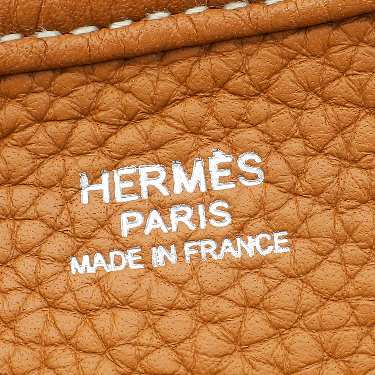 Hermes Gold Evelyne III GM Bag