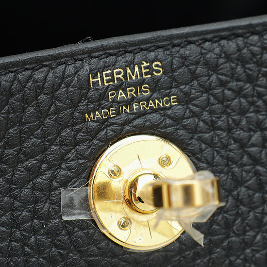 Hermes Noir Mini Lindy Bag