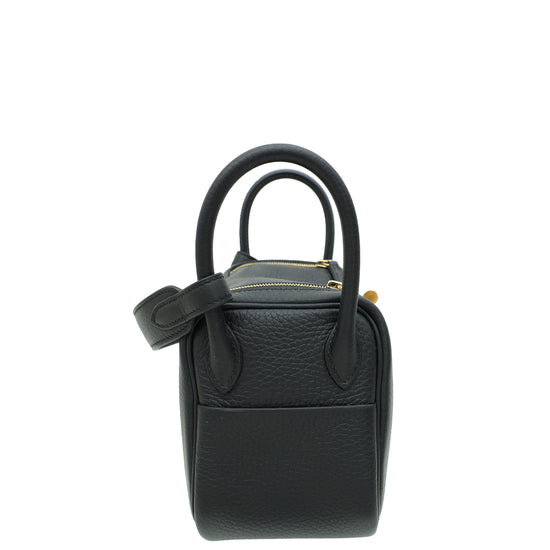 Hermes Noir Mini Lindy Bag