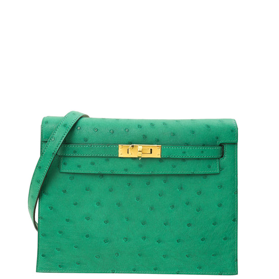 Hermes Vert Vertigo Kelly Danse II Belt Bag