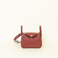 Hermes Bicolor Verso Mini Lindy Bag