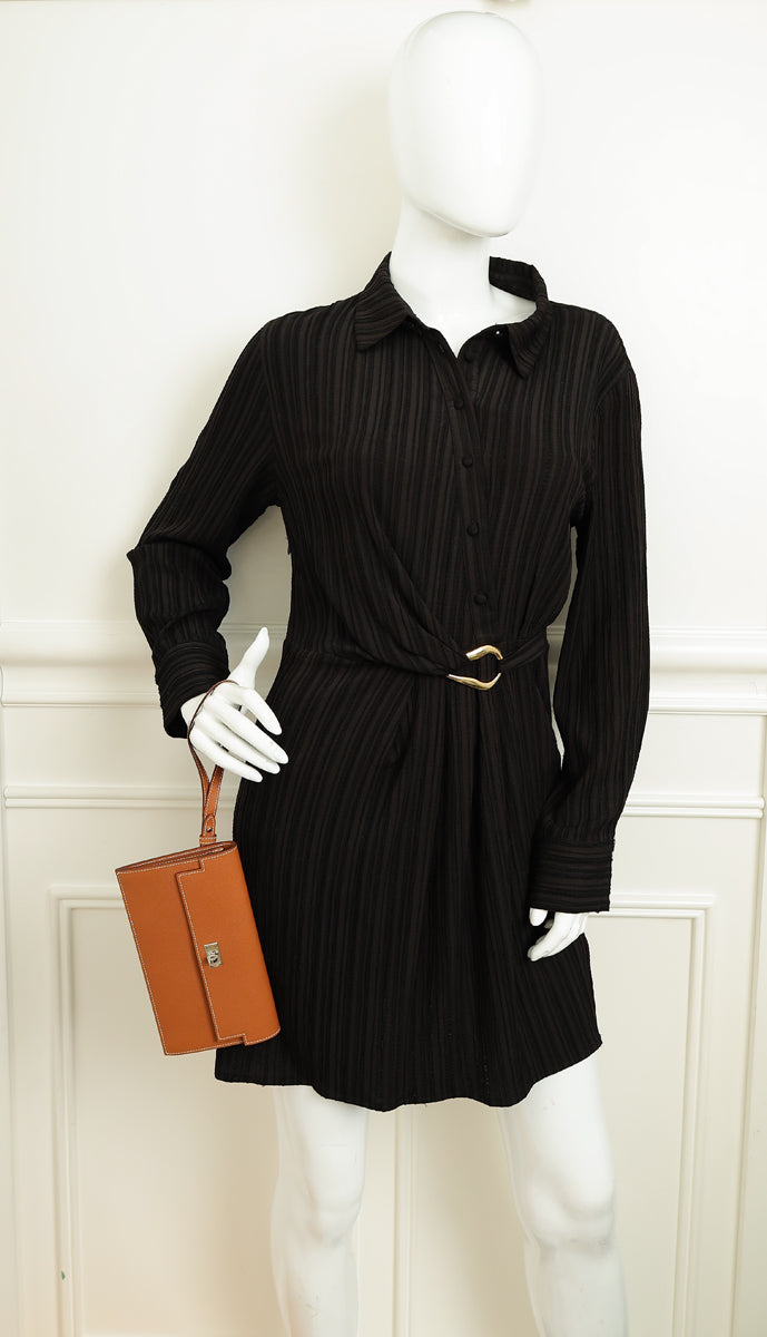 Hermes Gold Madame Kelly Pocket Long Wallet-Hermes-THE CLOSET